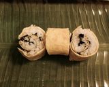 お弁当に!簡単のりたま巻き!作り方6写真