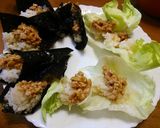 サラダ寿司風☆納豆巻き作り方3写真