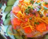 マグロとアボカドのちらし寿司風ケーキ作り方8写真