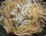 フライパンひとつ♪ごぼうと茸の和風パスタ作り方4写真