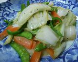 簡単☆創味シャンタンDXで野菜炒め作り方6写真