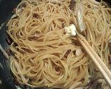 フライパンひとつ♪ごぼうと茸の和風パスタ作り方5写真