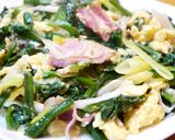 卵とほうれん草の中華炒め作り方7写真