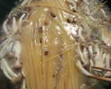 フライパンひとつ♪ごぼうと茸の和風パスタ作り方3写真