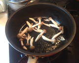 キノコとサーモンの和風パスタ作り方6写真