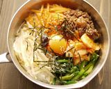 石焼ビビンバ風☆フライパンで簡単です作り方6写真