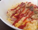 レンジで簡単！オムライス風まぜごはん作り方5写真