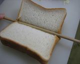 キャベツ&ソーセージ✿トースト作り方1写真