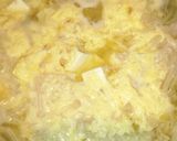 豆腐*えのき*ニラ*ふわふわ卵の味噌汁作り方4写真