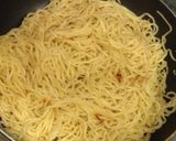 ランチに☆塩辛と野菜のバター焼きそば作り方6写真