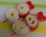 簡単お弁当♥カニカマくるくるチーズ巻き♡作り方4写真