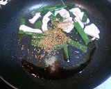 鶏肉となめたけの和風パスタ作り方3写真