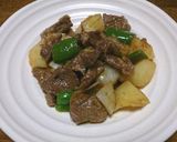 牛肉とじゃがいものカレー炒め作り方5写真