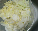 白菜と厚揚げの煮物☆作り方1写真