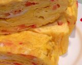 早い♪パスタソースでたらこの厚焼き卵作り方3写真