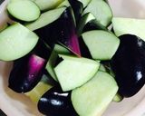 ☆茄子と豚肉の煮物☆作り方1写真