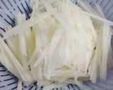 ＊めんたいマヨ大根サラダ＊作り方1写真