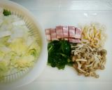 白菜とベーコンのマヨ炒め作り方1写真