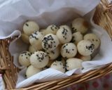 朝食に簡単もちもち～ ♡ゴマ塩パン ♡作り方7写真