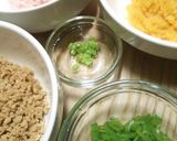 母の 甘くない 鶏そぼろ ４色丼作り方6写真
