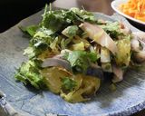 しめさば香菜グレープフルーツのサラダ作り方5写真