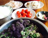 エビと季節野菜のホットプレート・パエリア作り方1写真