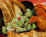 ホクホク♪旨っ!ピリ辛そら豆の揚げ焼き作り方3写真