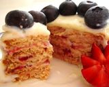 超簡単♪お一人様ヨーグルト段々ケーキ作り方7写真