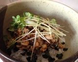 バター醤油きのこ納豆丼作り方6写真