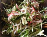 豆苗と水菜のさっぱり中華サラダ作り方3写真
