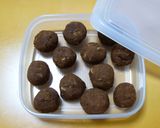 糖質オフのお菓子♪おからブラウニーボール作り方6写真