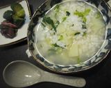 残りご飯で♡道産子のおいもと青菜のおかゆ作り方7写真
