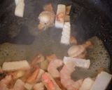 玄米パスタペスカトーレ♪作り方1写真