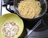 シンプル納豆パスタ作り方2写真