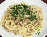 シンプル納豆パスタ作り方4写真