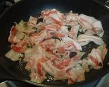 豚バラ肉のてりやき丼作り方2写真