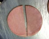 ハムカツ（カレー味の卵サラダ挟み）作り方1写真