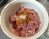 ひよこ豆と鶏肉のカレー作り方2写真