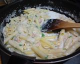 レモンで仕上げるツナクリームパスタ作り方4写真