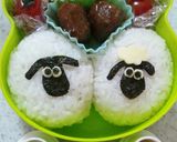ひつじのショーン ビッツァー キャラ弁作り方2写真