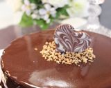 三層仕立ての贅沢チョコレートムースケーキ作り方30写真