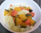 ころころ温野菜サラダ作り方2写真