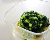 クリームチーズのわさび菜和え作り方4写真
