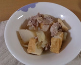豚こま＆大根＆厚揚げ＊こっくり味噌煮作り方5写真