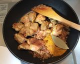 ひよこ豆と鶏肉のカレー作り方6写真