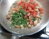 鶏肉のトマトバジルパスタ作り方4写真