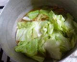 松山あげと春キャベツの煮浸し作り方4写真