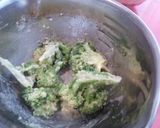 ♪ブロッコリーの胡麻だれ粉チーズ焼き♪作り方2写真