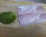 鶏ささみの大葉ベーコン巻作り方1写真