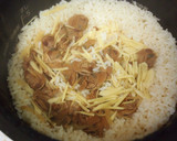 はまぐりの佃煮で春の炊き込みごはん作り方2写真